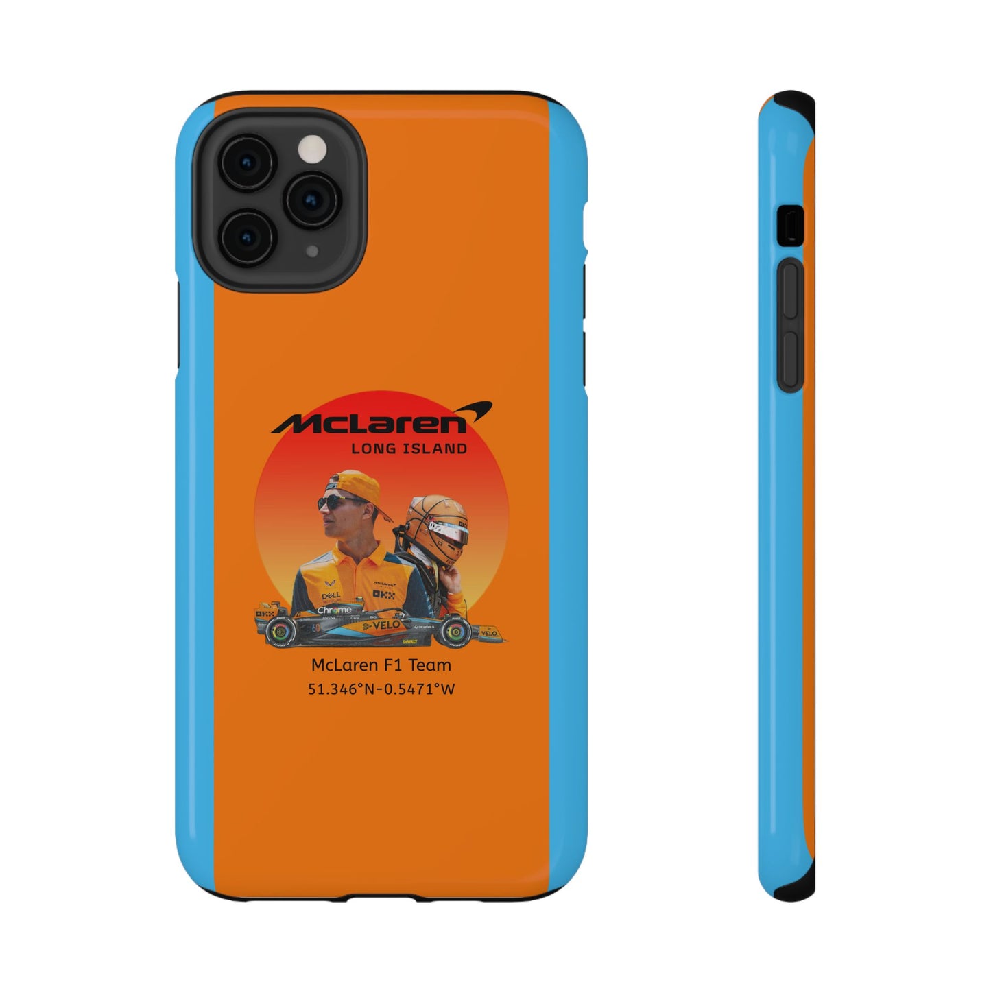 McLaren Long Island McLaren F1 inspired Lando Norris Impact-Resistant Phone Case - Sleek & Stylish