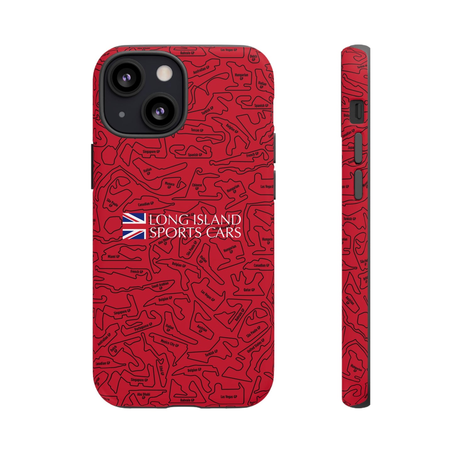 Long Island Sports Cars F1 race Track Inspired Impact-Resistant Phone Case