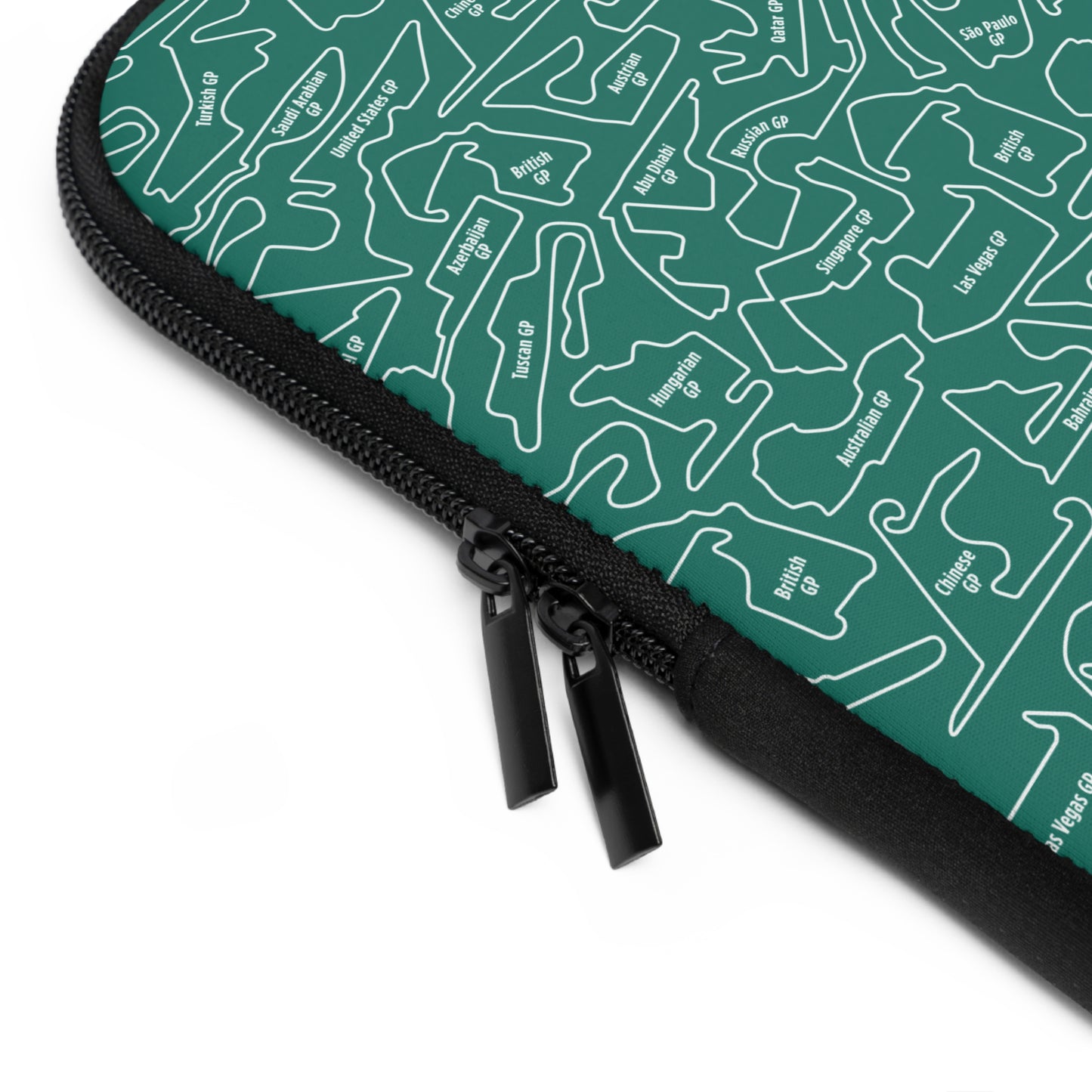 Aston Martin Long Island F1 Racetrack Laptop Sleeve