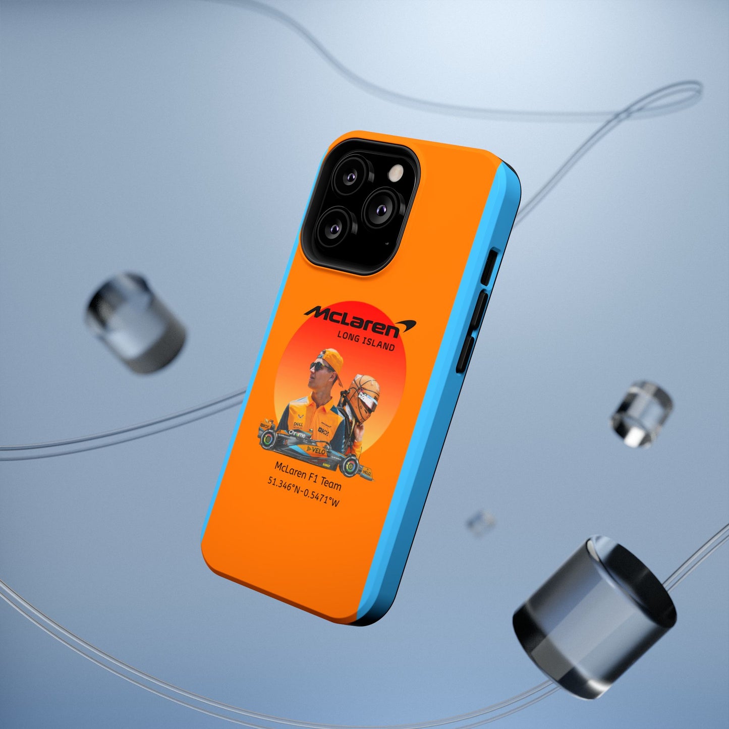 McLaren Long Island McLaren F1 inspired Lando Norris Impact-Resistant Phone Case - Sleek & Stylish