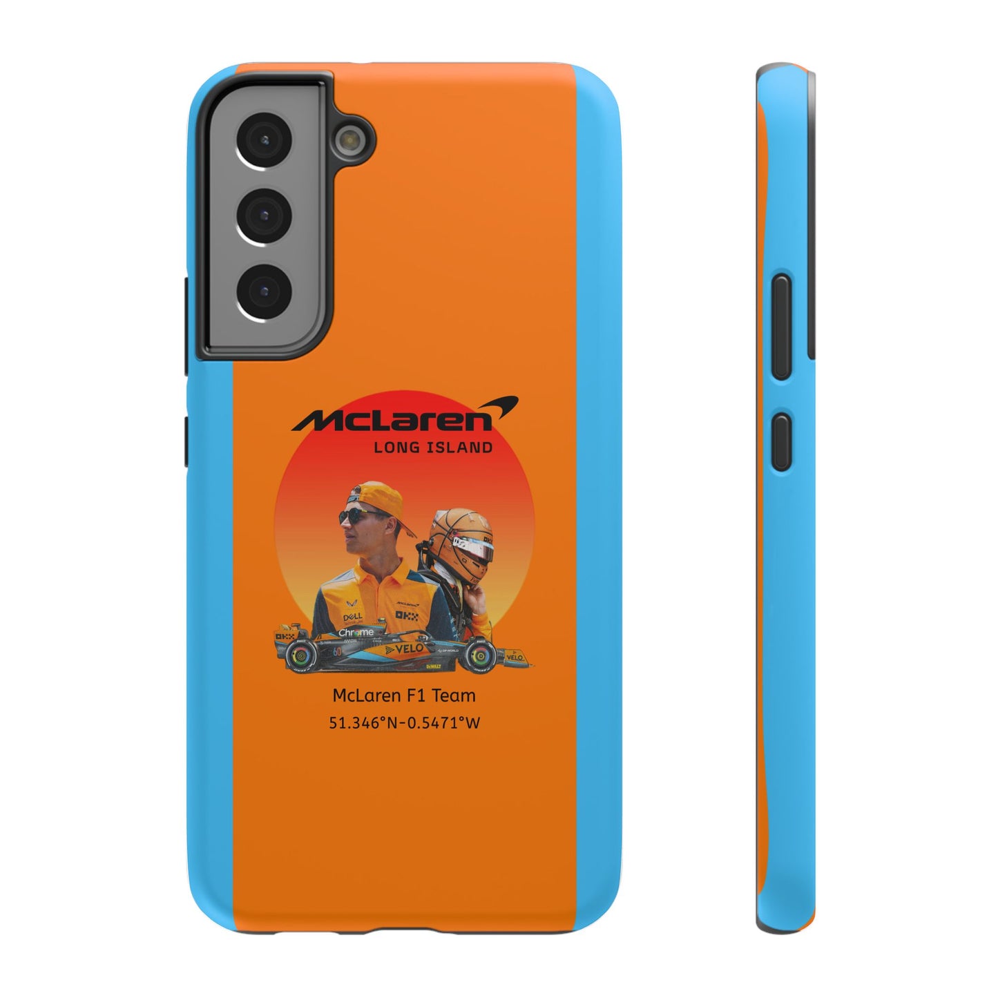 McLaren Long Island McLaren F1 inspired Lando Norris Impact-Resistant Phone Case - Sleek & Stylish