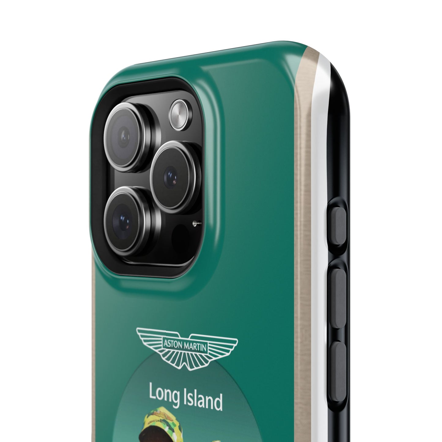 Aston Martin Long Island F1 inspired Fernando Alonso Impact-Resistant Phone Case - Sleek & Stylish