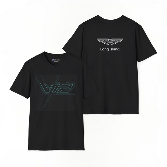 Aston Martin Long Island AM V12 Vantage-Inspired Unisex T-Shirt