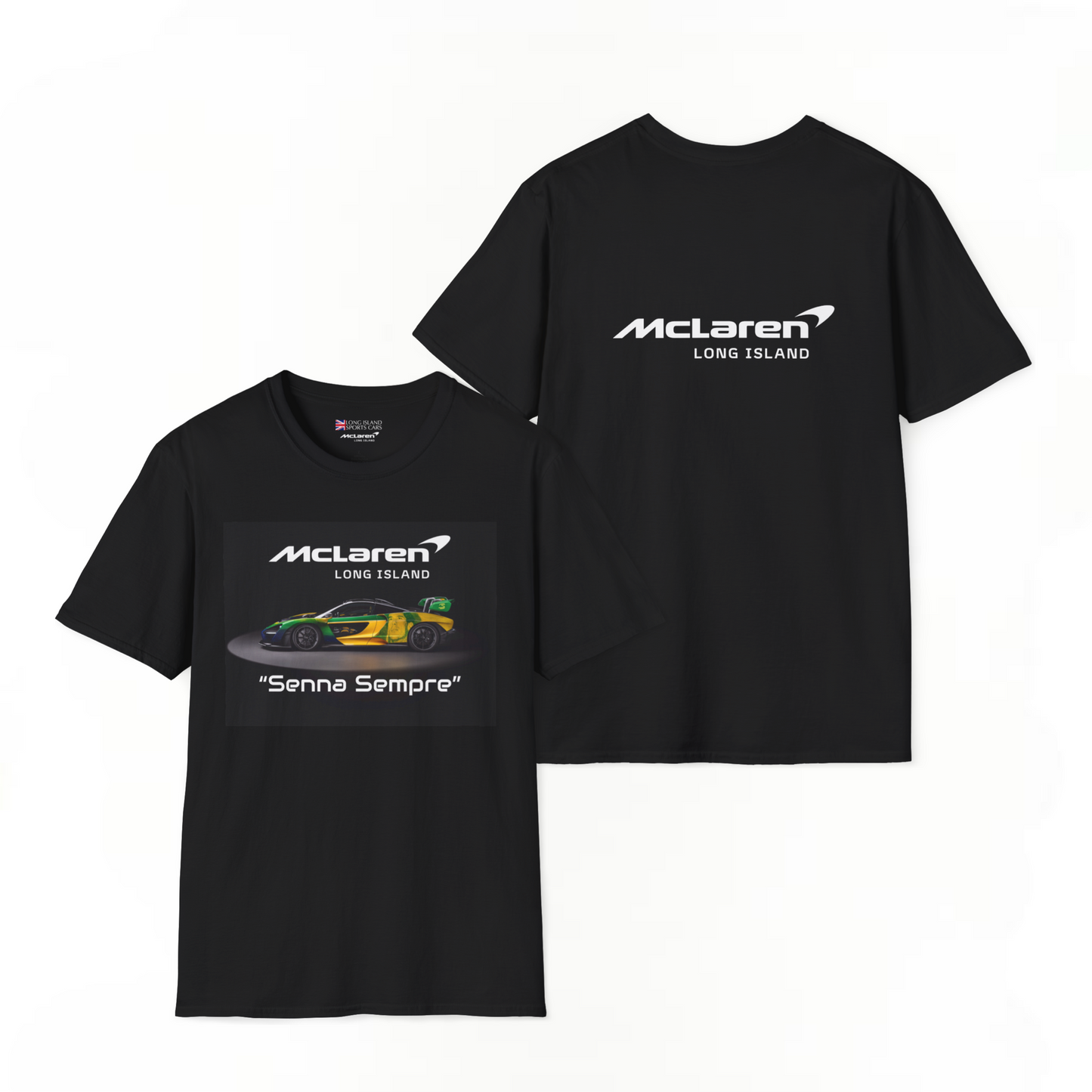 McLaren Long Island  “Senna Sempre” McLaren Inspired Unisex T-Shirt