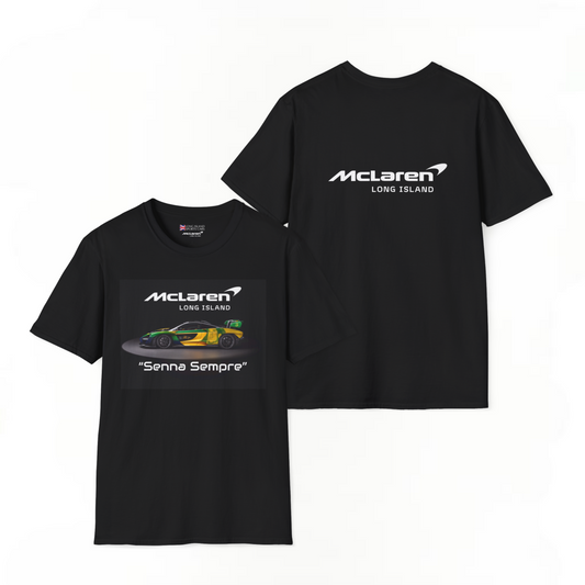 McLaren Long Island  “Senna Sempre” McLaren Inspired Unisex T-Shirt