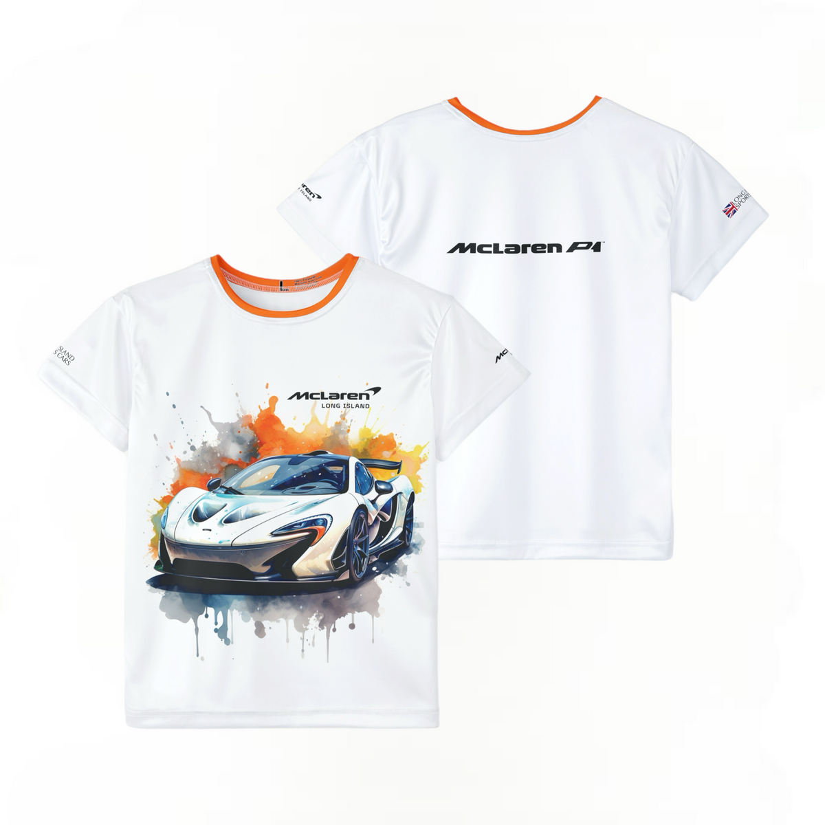 Kids Sports Jersey - McLaren P1 Design for Young Speed Enthusiasts