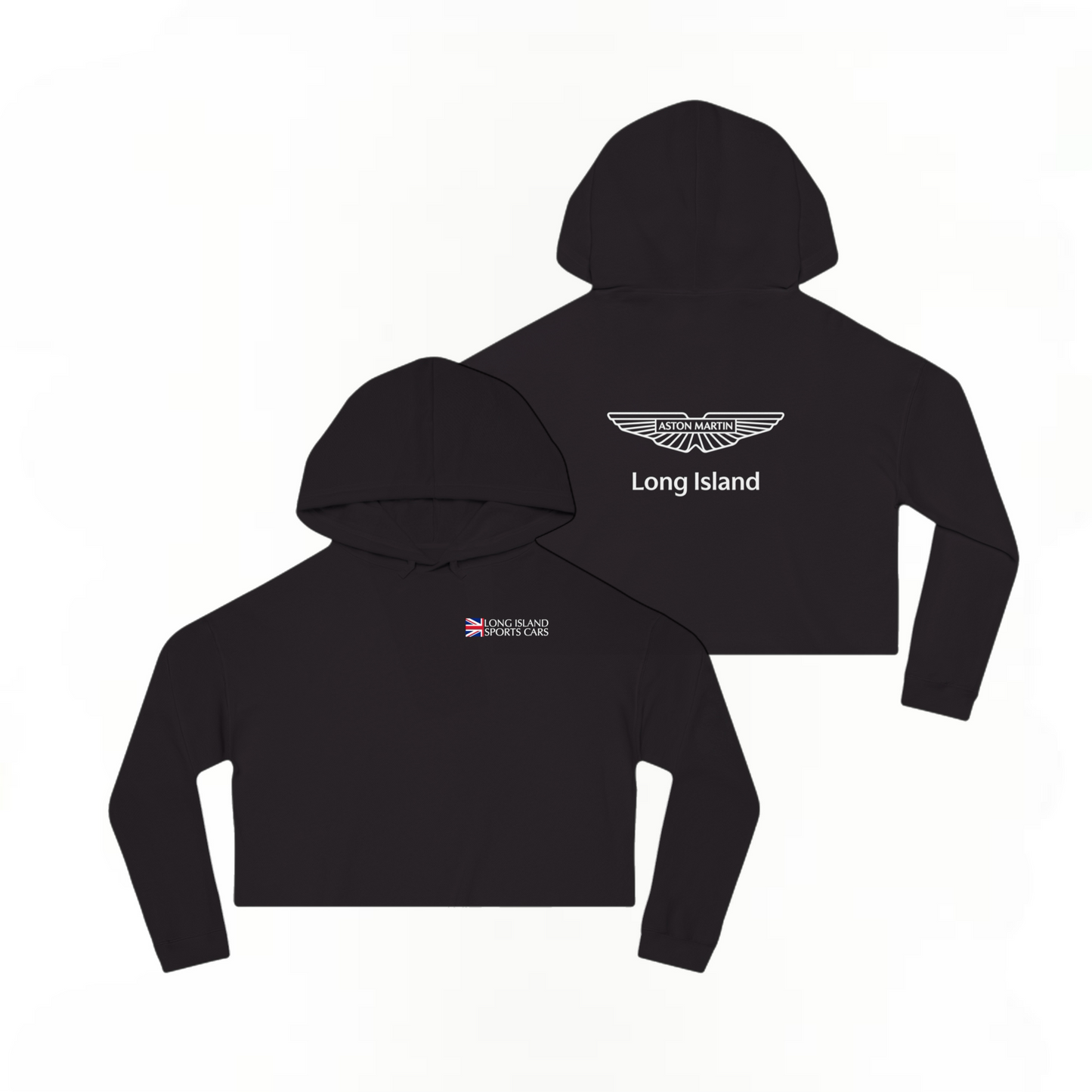 Aston Martin Long Island Women’s Cropped Hooded Sweatshirt