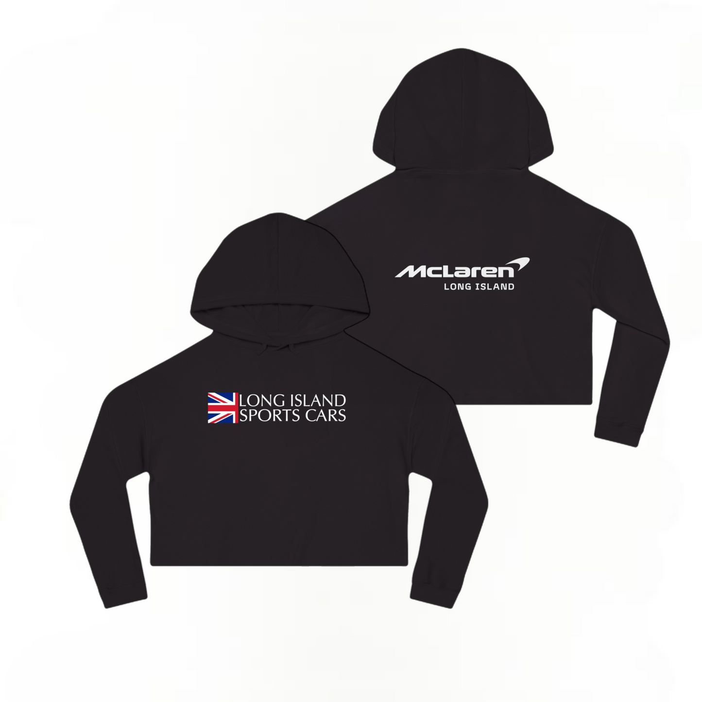 McLaren Long Island Women’s Cropped Hooded Sweatshirt