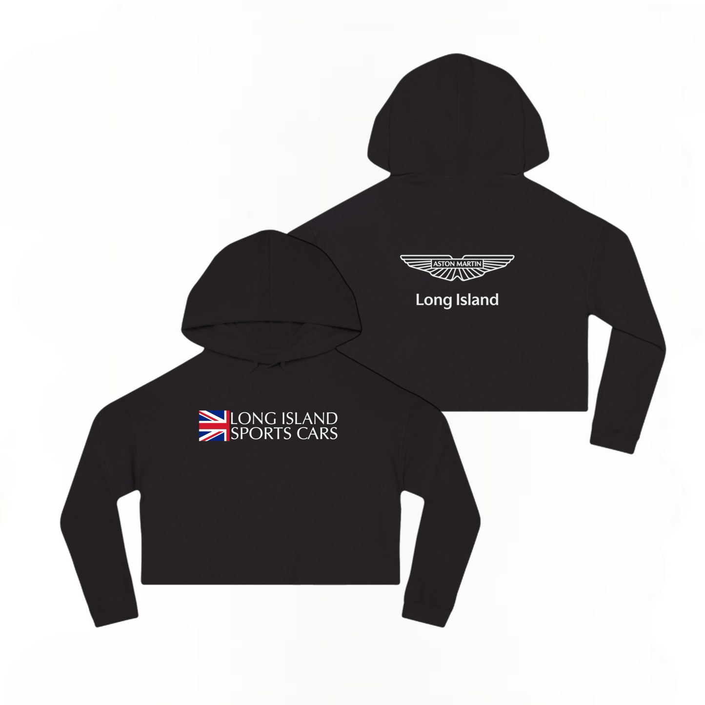 Aston Martin Long Island Women’s Cropped Hooded Sweatshirt
