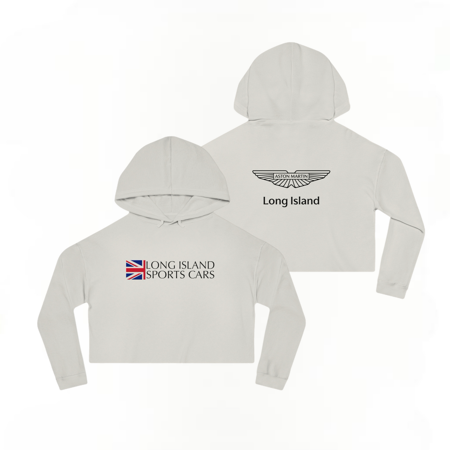 Aston Martin Long Island Women’s Cropped Hooded Sweatshirt Multiple colors