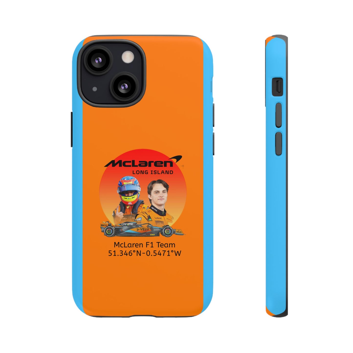McLaren Long Island McLaren F1 inspired Oscar Piastri Impact-Resistant Phone Case - Sleek & Stylish