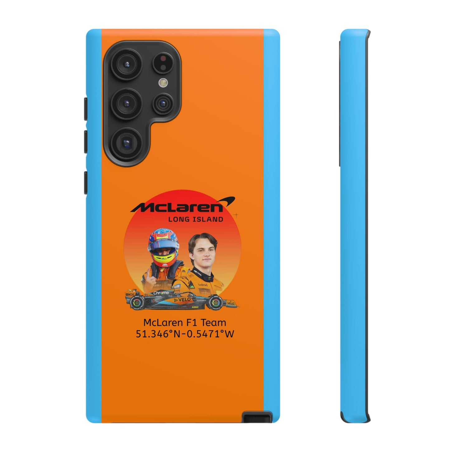 McLaren Long Island McLaren F1 inspired Oscar Piastri Impact-Resistant Phone Case - Sleek & Stylish