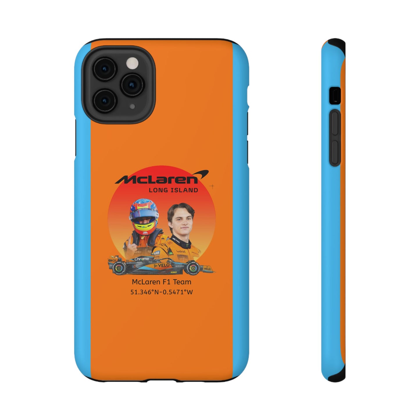 McLaren Long Island McLaren F1 inspired Oscar Piastri Impact-Resistant Phone Case - Sleek & Stylish