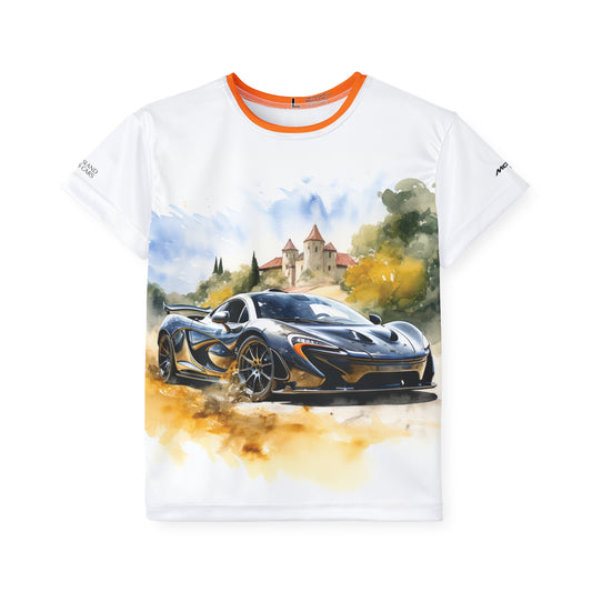 Kids Sports Jersey - McLaren P1 Design for Young Speed Enthusiasts