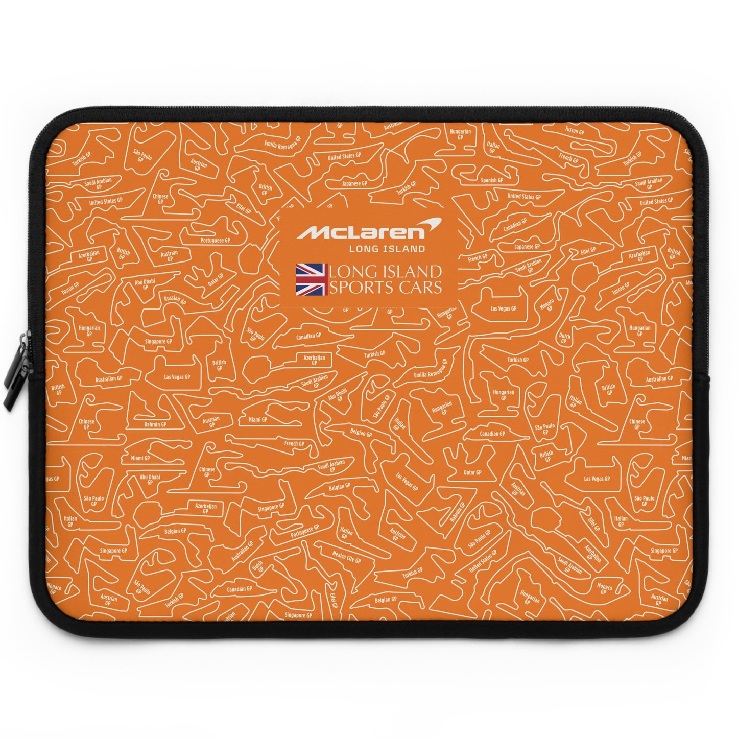 McLaren Long Island F1 Racetrack Laptop Sleeve
