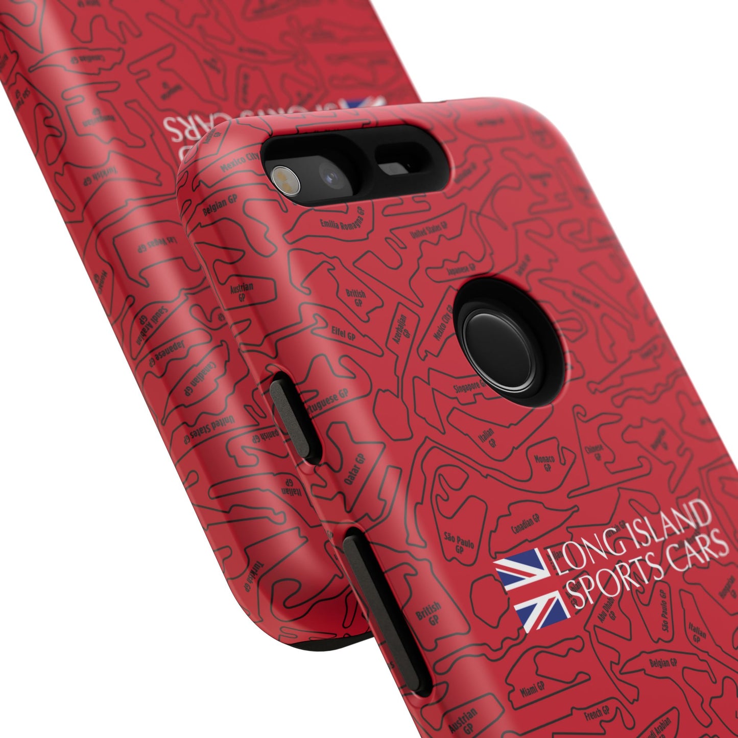 Long Island Sports Cars F1 race Track Inspired Impact-Resistant Phone Case