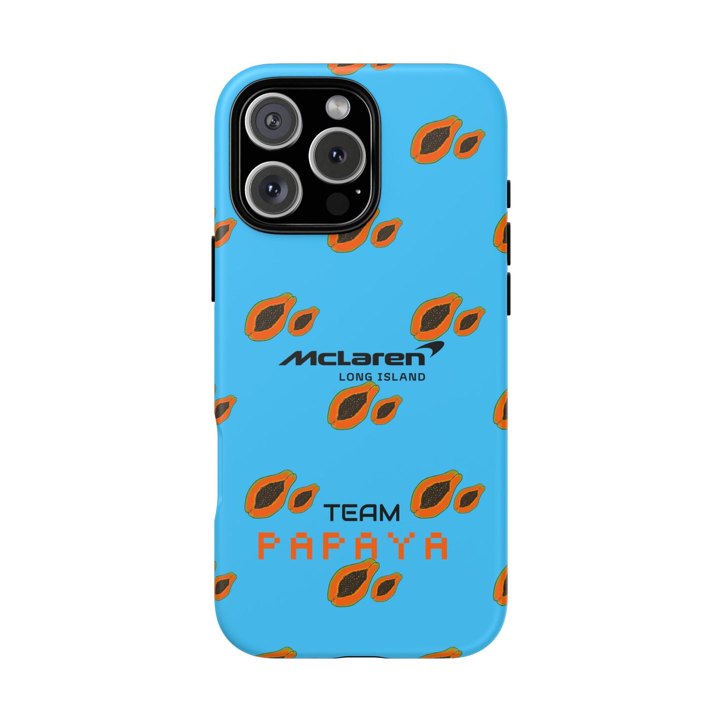 McLaren Long Island Team Papaya Impact-Resistant Phone Case - Sleek & Stylish