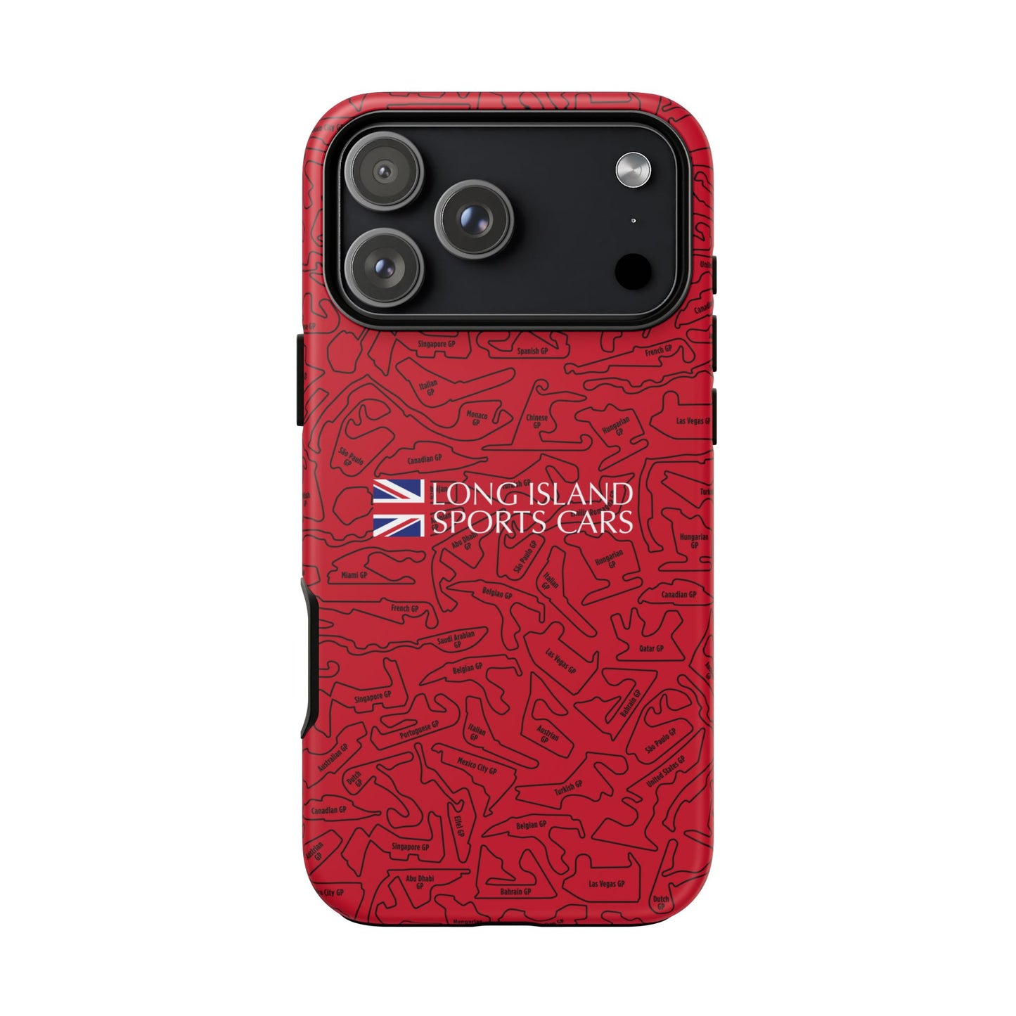 Long Island Sports Cars F1 race Track Inspired Impact-Resistant Phone Case