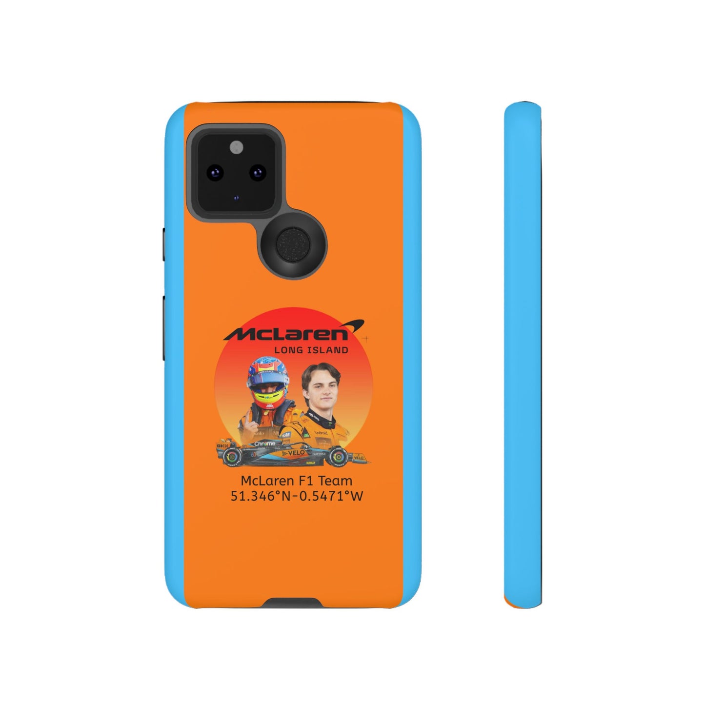 McLaren Long Island McLaren F1 inspired Oscar Piastri Impact-Resistant Phone Case - Sleek & Stylish