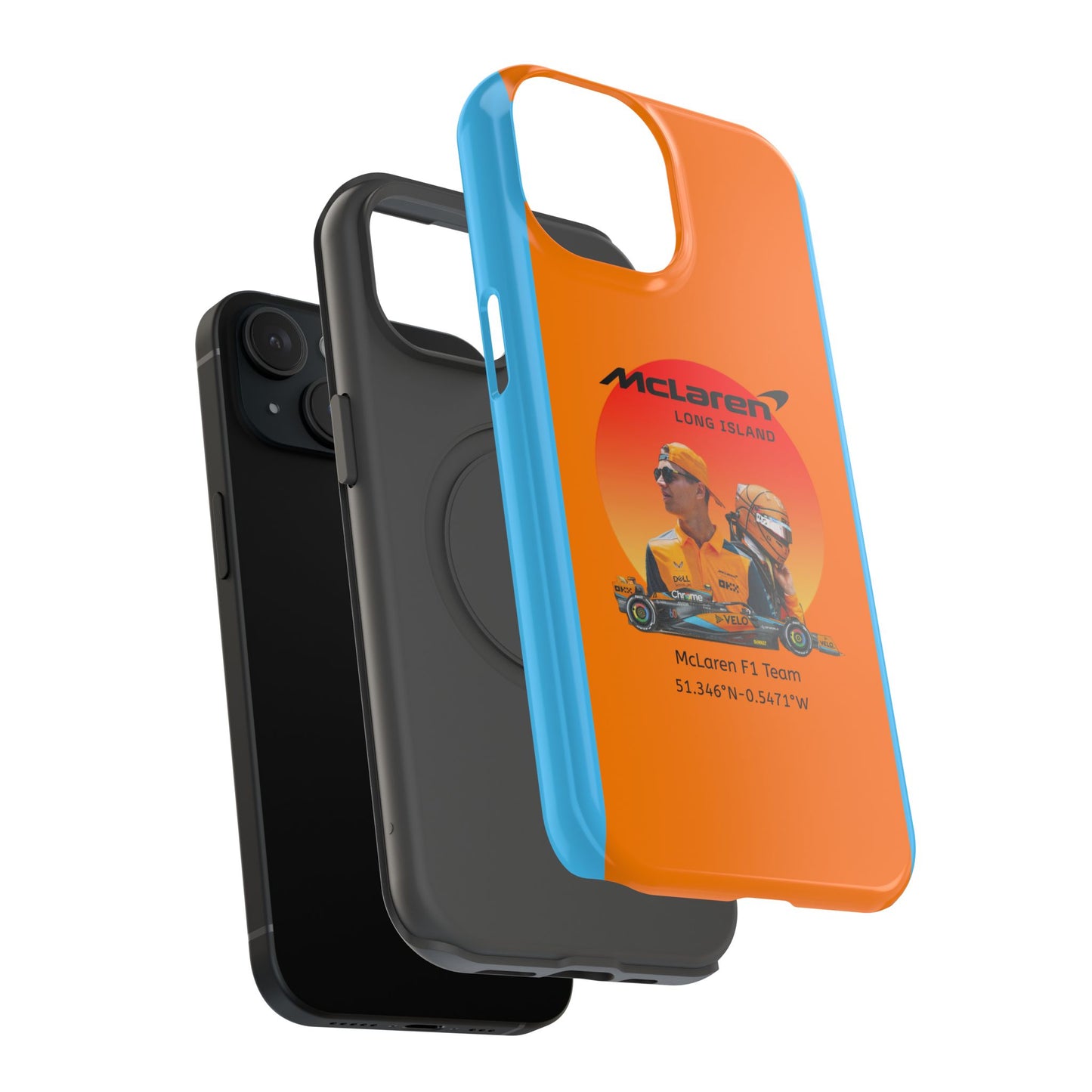 McLaren Long Island McLaren F1 inspired Lando Norris Impact-Resistant Phone Case - Sleek & Stylish