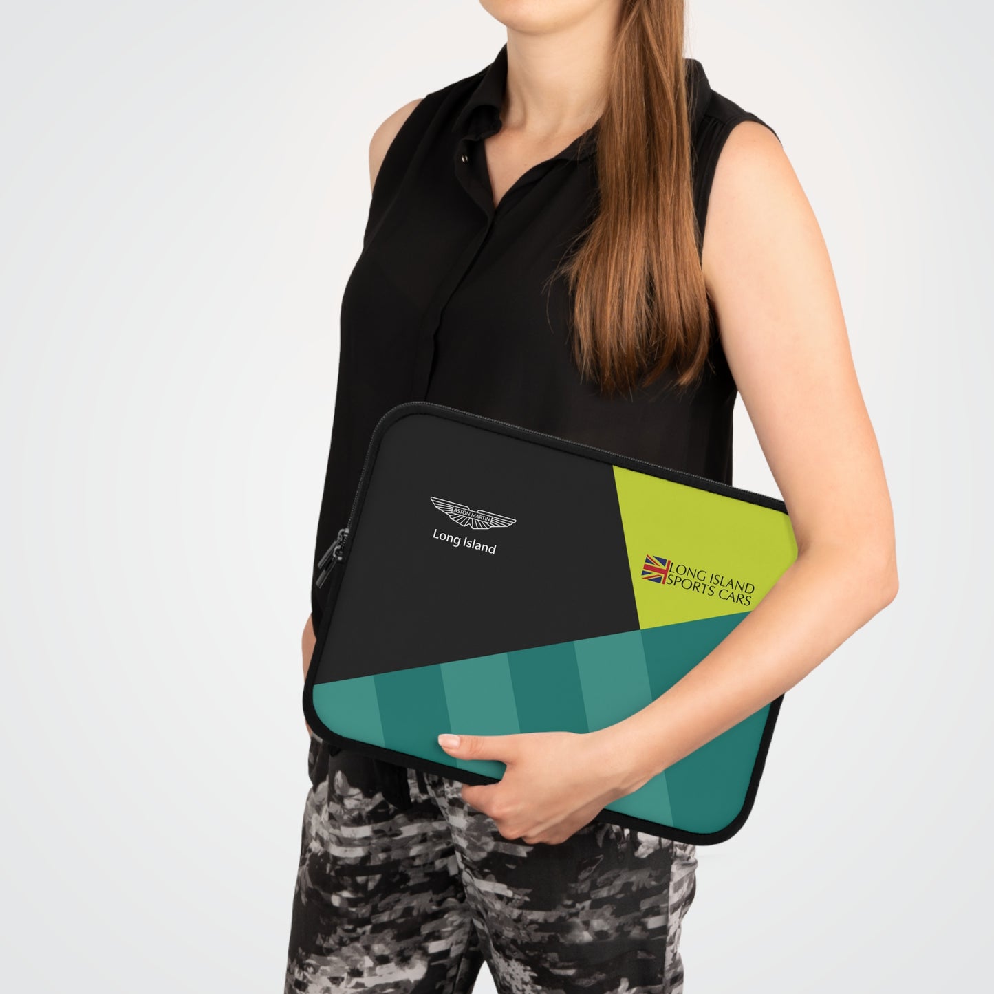 Aston Martin Long Island AM Green Laptop Sleeve