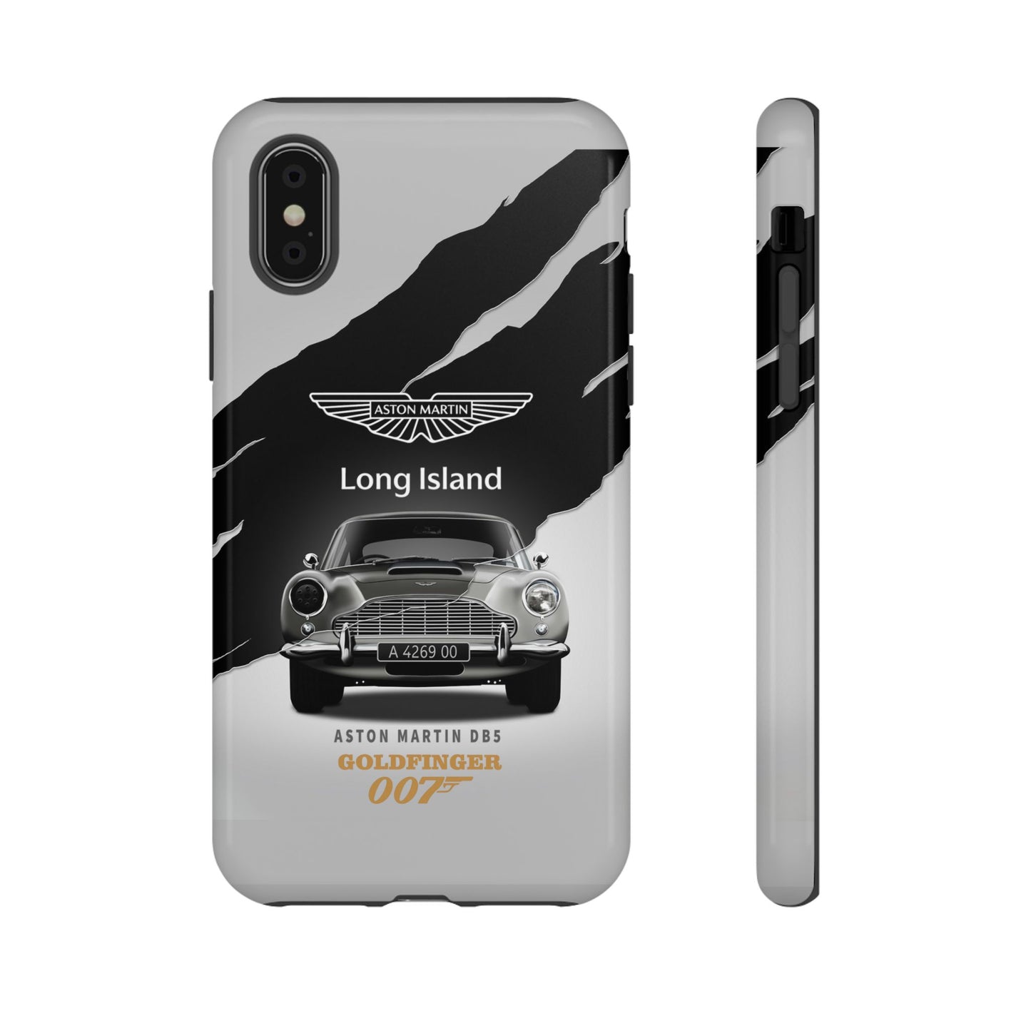 Aston Martin Long Island Phone Case Aston Martin DB5 Goldfinger 007 inspired Phone case (iPhone 8-17)