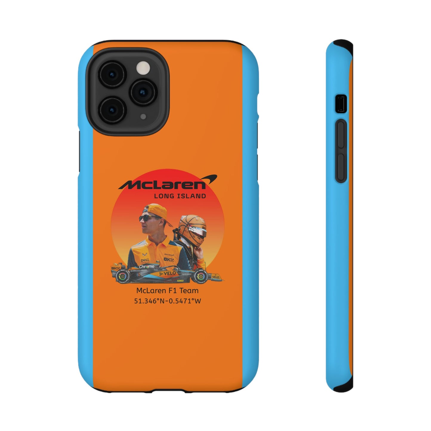 McLaren Long Island McLaren F1 inspired Lando Norris Impact-Resistant Phone Case - Sleek & Stylish