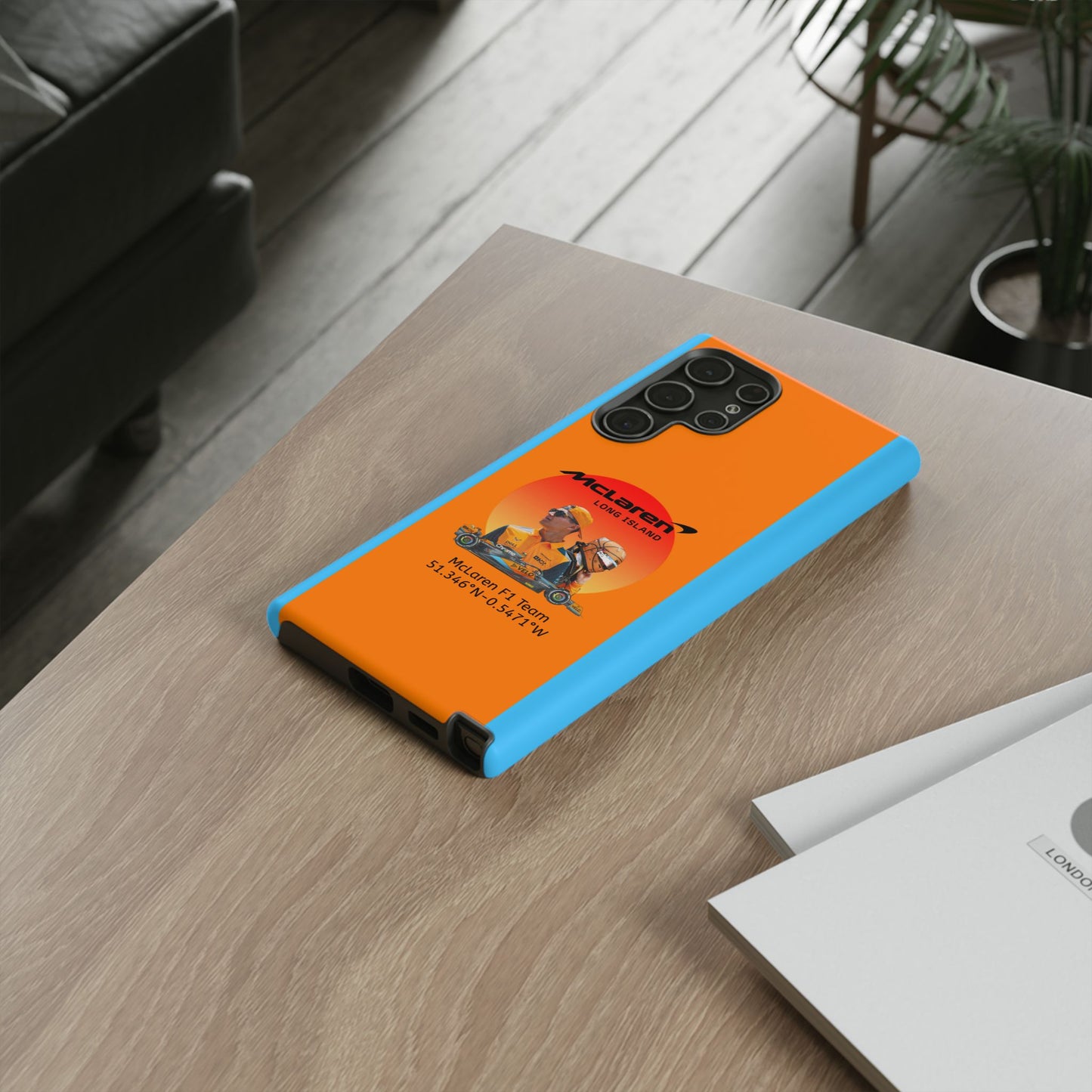 McLaren Long Island McLaren F1 inspired Lando Norris Impact-Resistant Phone Case - Sleek & Stylish