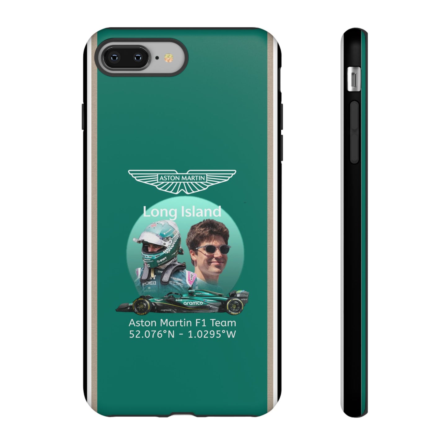 Aston Martin Long Island F1 inspired Lance Stroll Impact-Resistant Phone Case - Sleek & Stylish