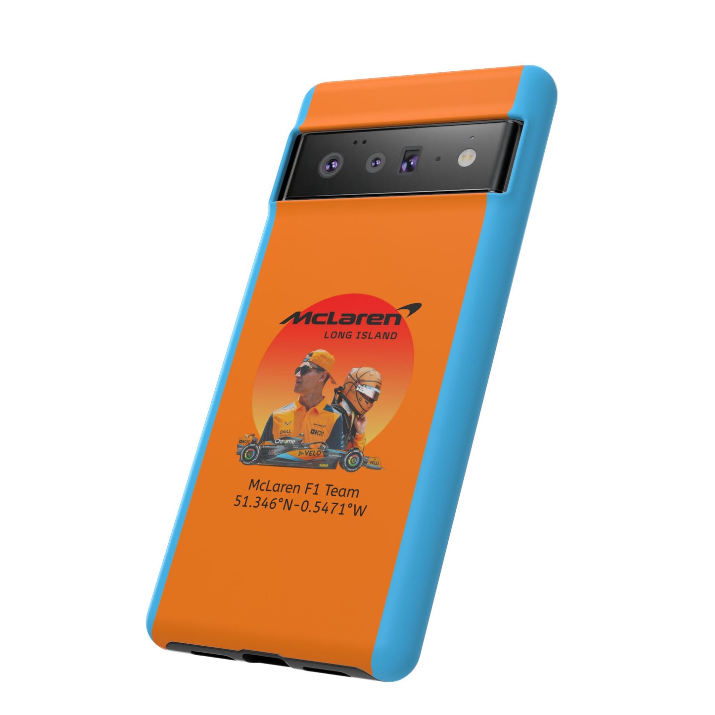 McLaren Long Island McLaren F1 inspired Lando Norris Impact-Resistant Phone Case - Sleek & Stylish