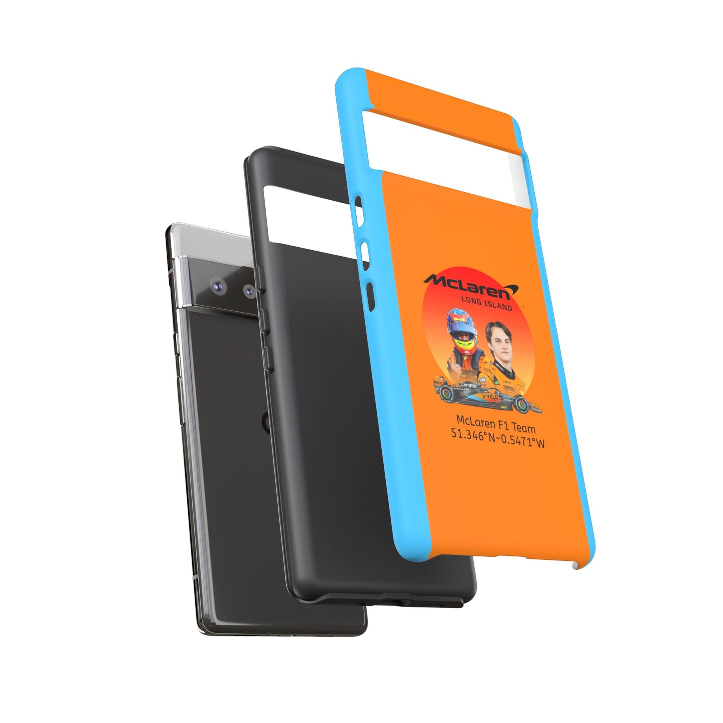 McLaren Long Island McLaren F1 inspired Oscar Piastri Impact-Resistant Phone Case - Sleek & Stylish