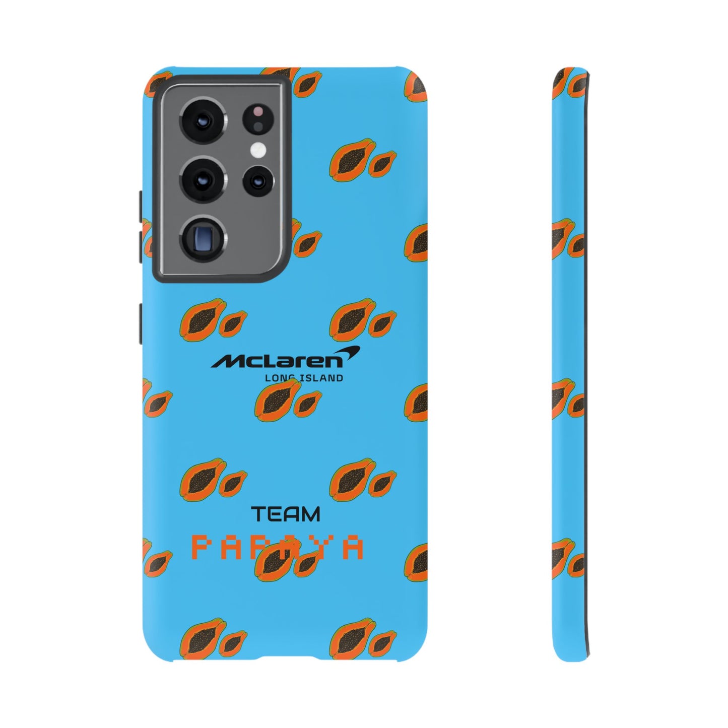 McLaren Long Island Team Papaya Impact-Resistant Phone Case - Sleek & Stylish