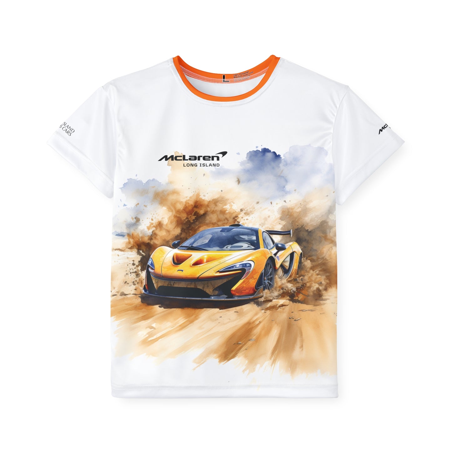 Kids Sports Jersey - McLaren P1 Design for Young Speed Enthusiasts