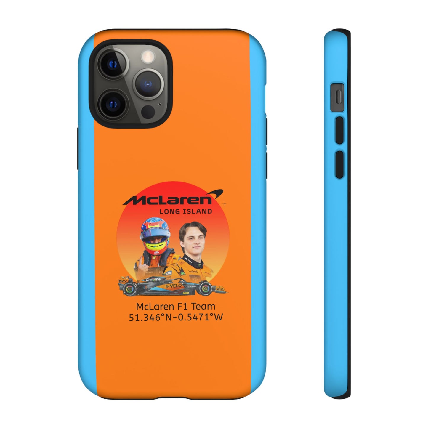 McLaren Long Island McLaren F1 inspired Oscar Piastri Impact-Resistant Phone Case - Sleek & Stylish