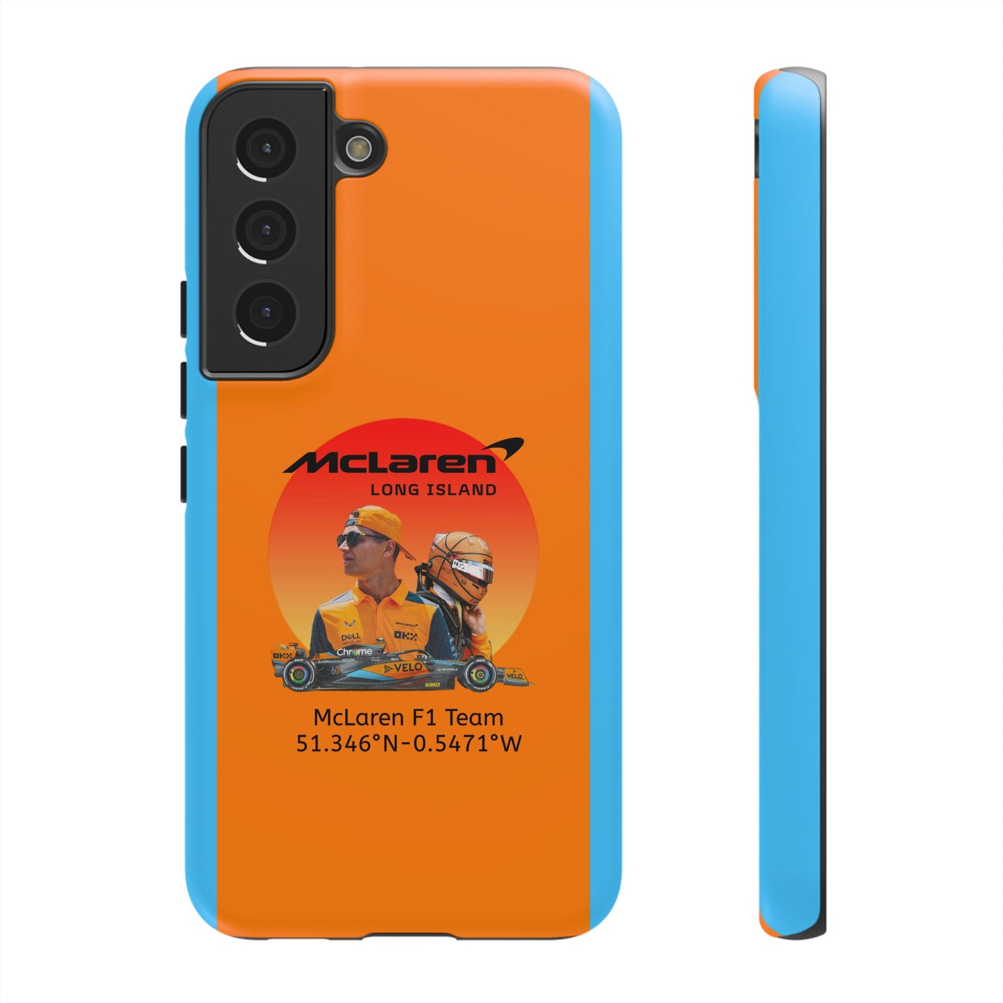 McLaren Long Island McLaren F1 inspired Lando Norris Impact-Resistant Phone Case - Sleek & Stylish