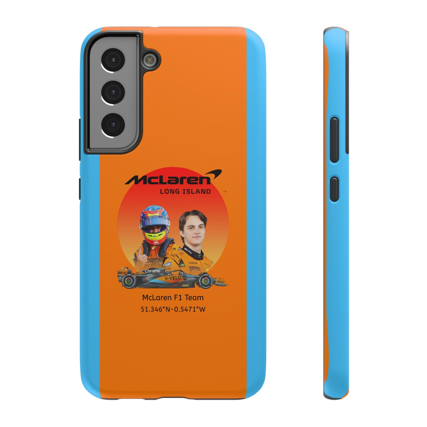 McLaren Long Island McLaren F1 inspired Oscar Piastri Impact-Resistant Phone Case - Sleek & Stylish