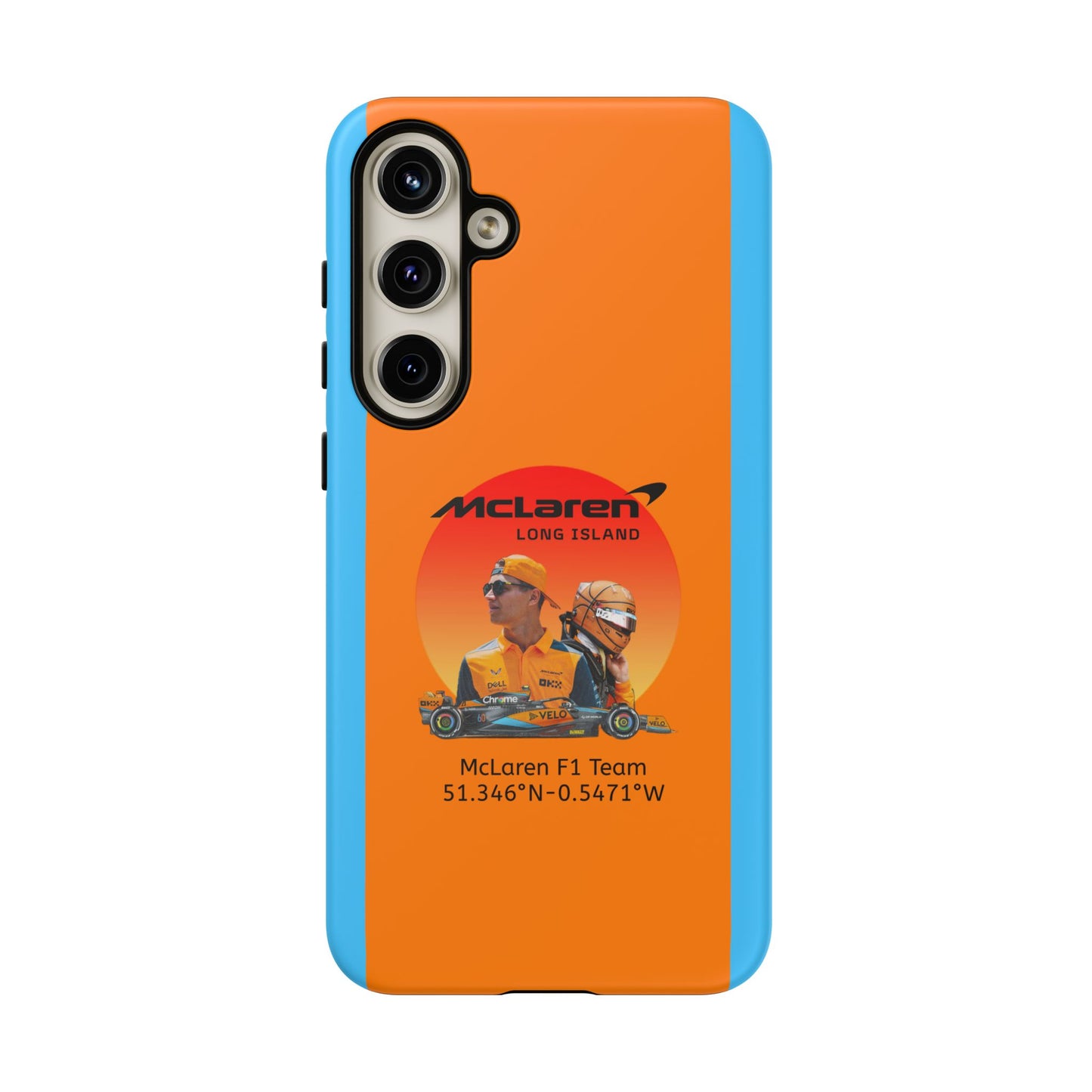 McLaren Long Island McLaren F1 inspired Lando Norris Impact-Resistant Phone Case - Sleek & Stylish