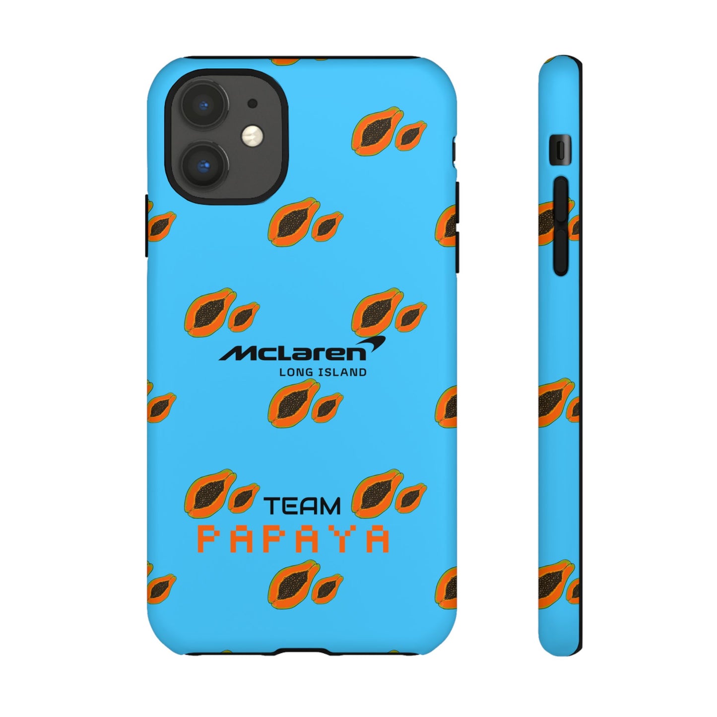 McLaren Long Island Team Papaya Impact-Resistant Phone Case - Sleek & Stylish
