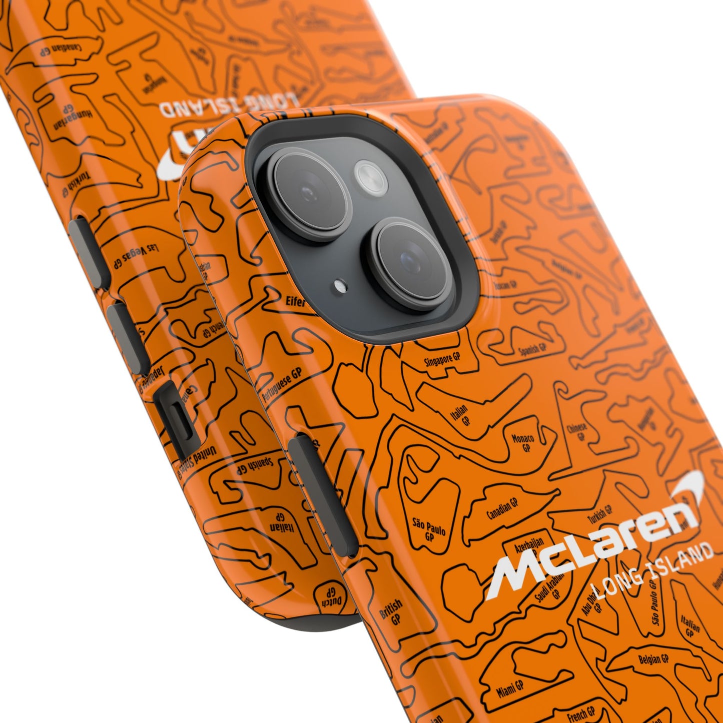 McLaren Long Island F1 race Track Inspired Impact-Resistant Phone Case