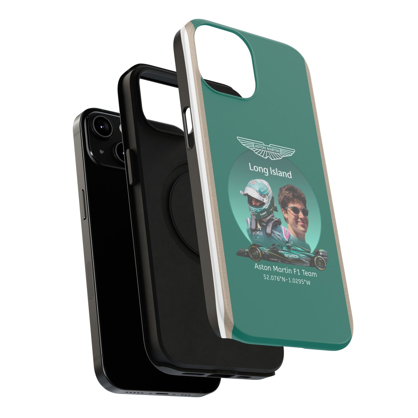 Aston Martin Long Island F1 inspired Lance Stroll Impact-Resistant Phone Case - Sleek & Stylish