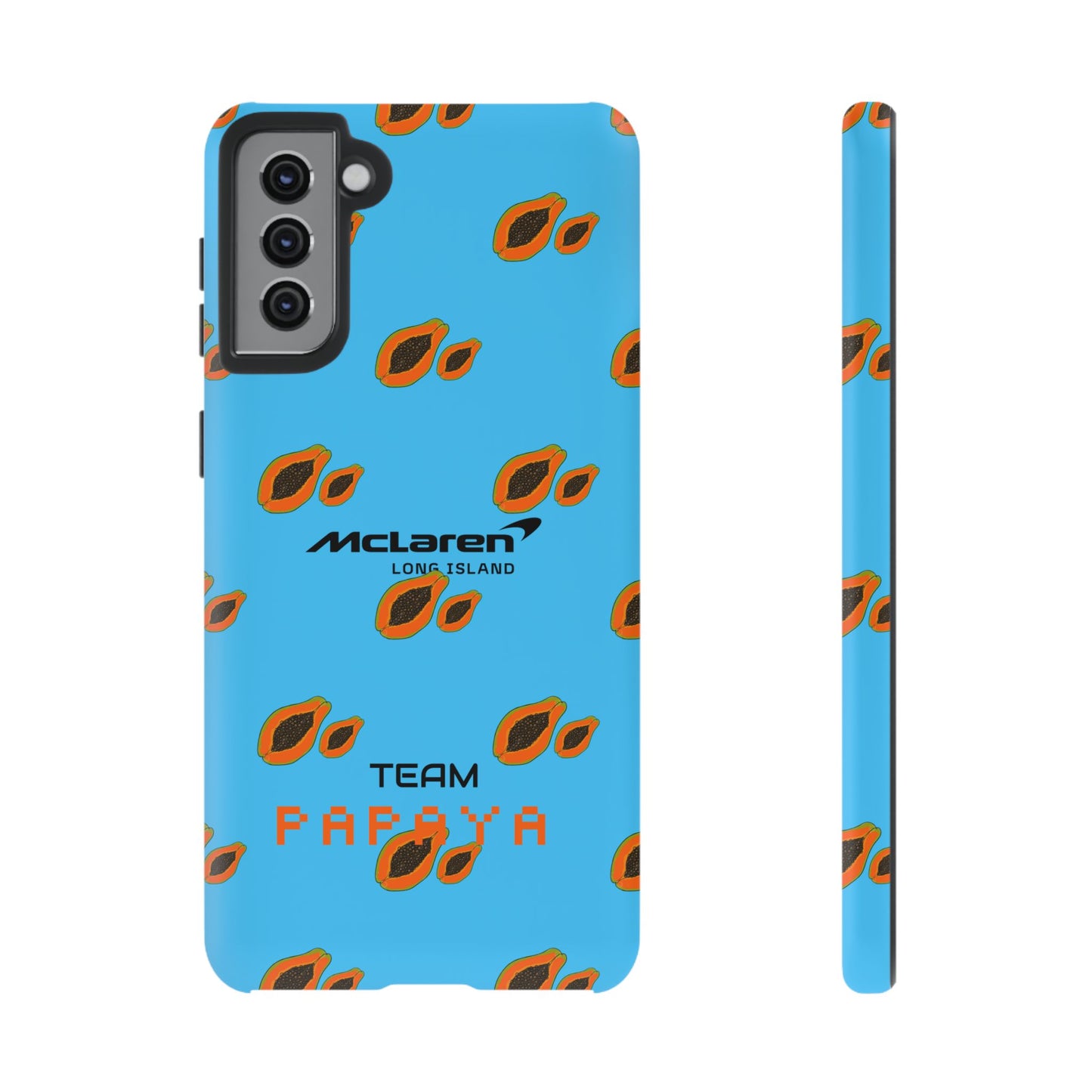 McLaren Long Island Team Papaya Impact-Resistant Phone Case - Sleek & Stylish