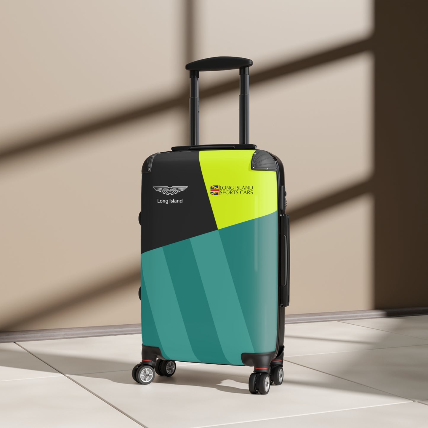 Aston Martin Long Island AM Green Suitcase