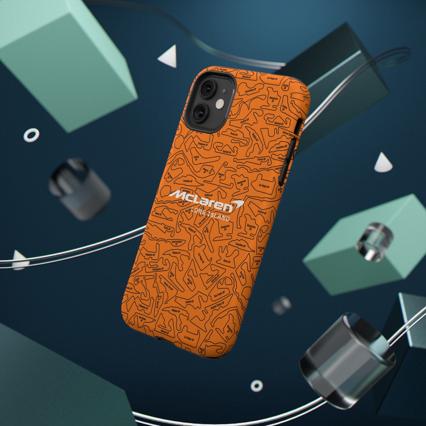 McLaren Long Island F1 race Track Inspired Impact-Resistant Phone Case