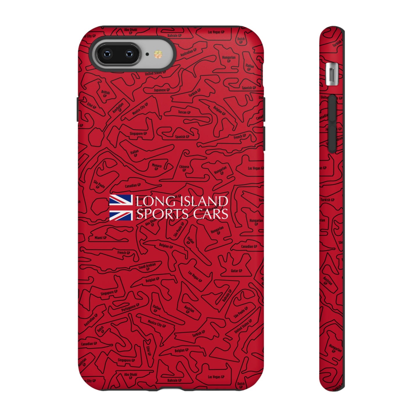 Long Island Sports Cars F1 race Track Inspired Impact-Resistant Phone Case