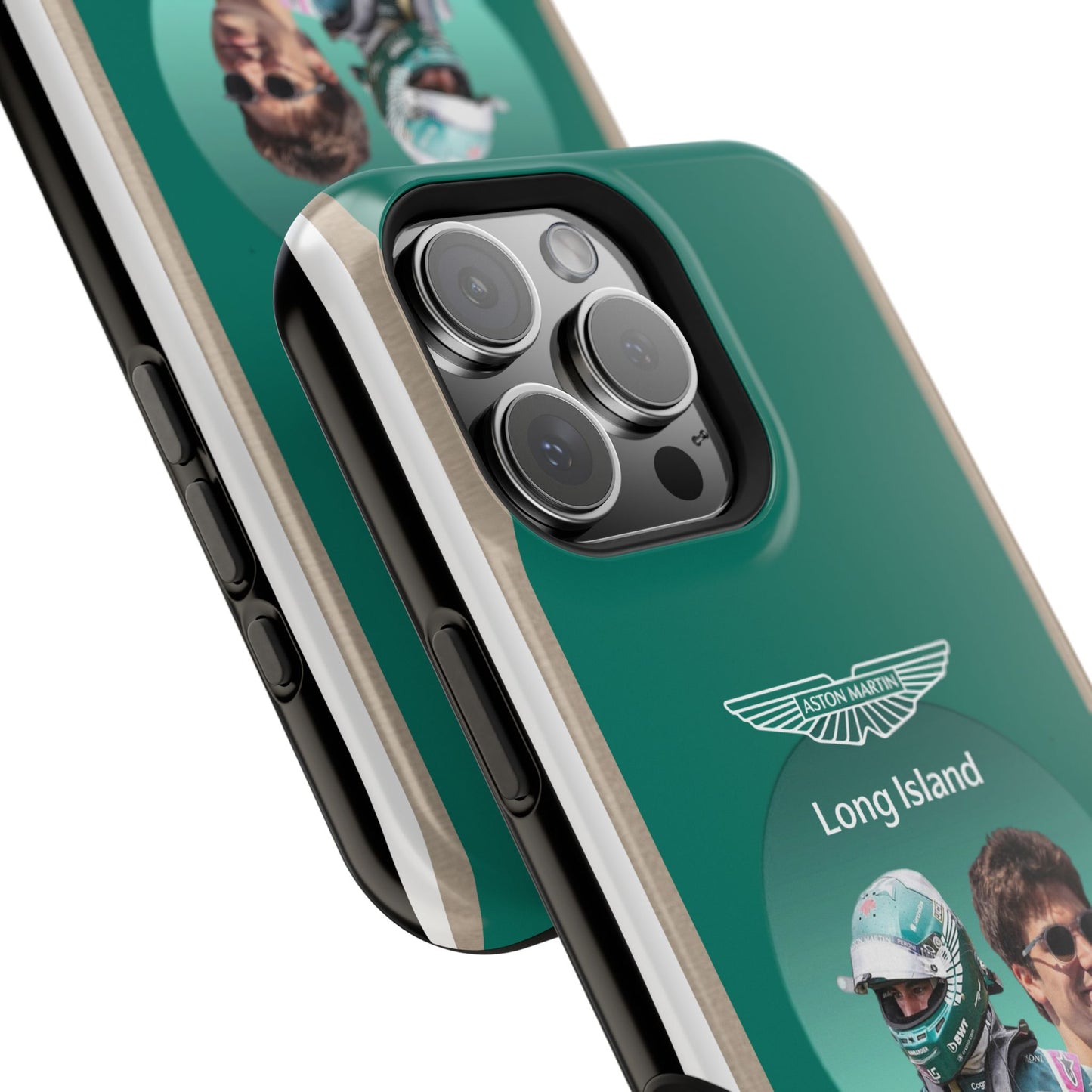 Aston Martin Long Island F1 inspired Lance Stroll Impact-Resistant Phone Case - Sleek & Stylish