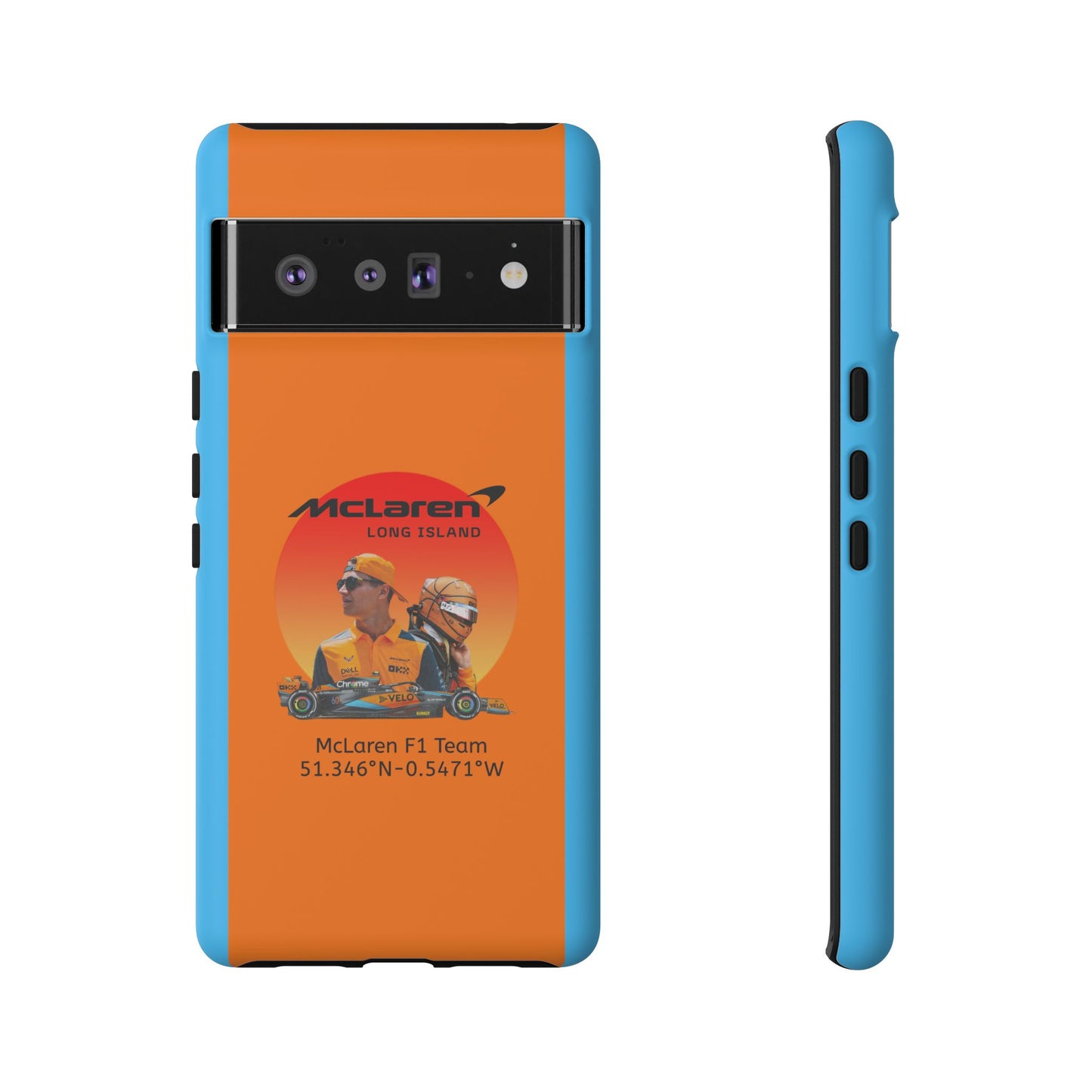 McLaren Long Island McLaren F1 inspired Lando Norris Impact-Resistant Phone Case - Sleek & Stylish