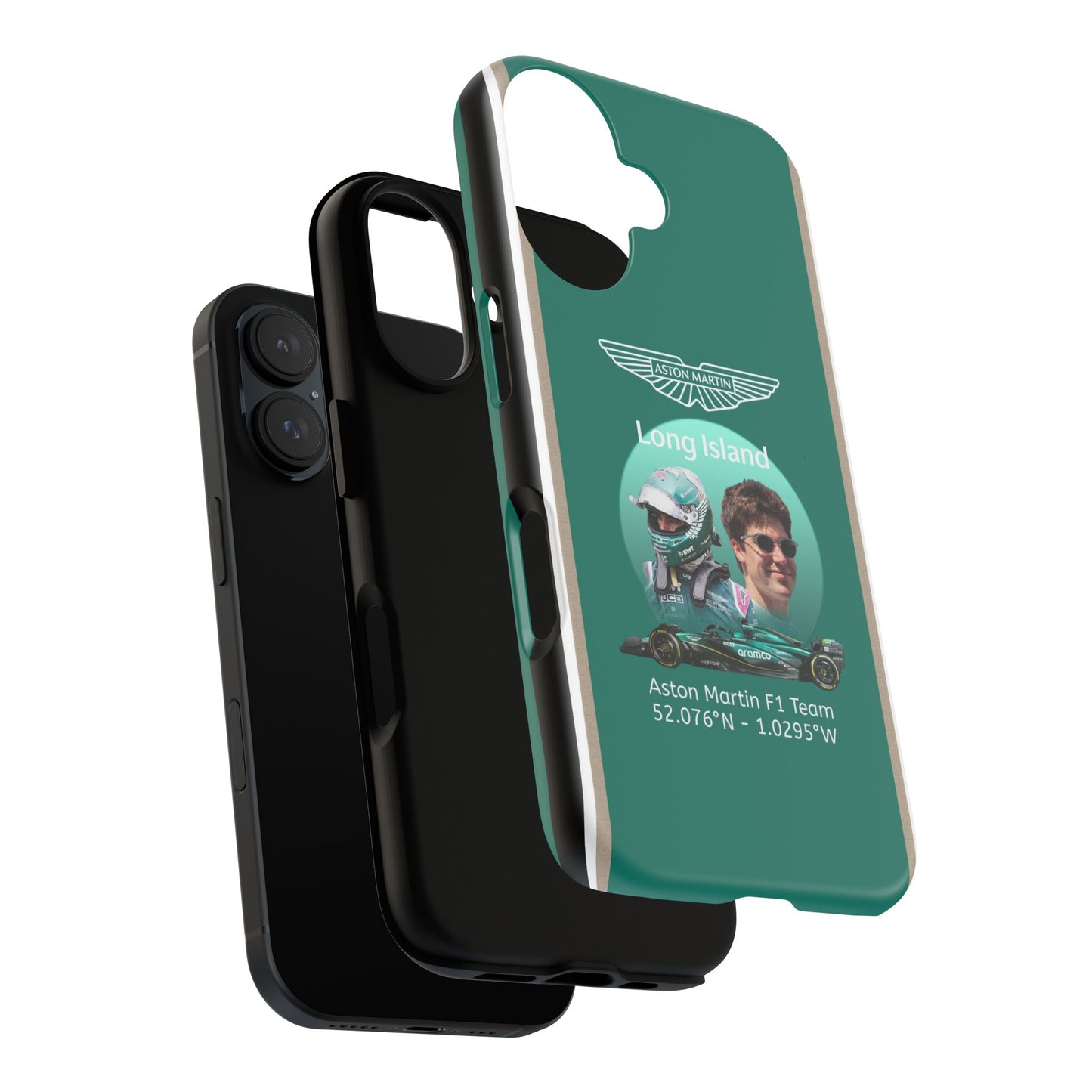 Aston Martin Long Island F1 inspired Lance Stroll Impact-Resistant Phone Case - Sleek & Stylish