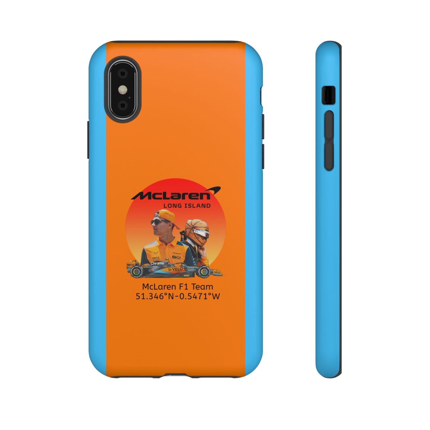 McLaren Long Island McLaren F1 inspired Lando Norris Impact-Resistant Phone Case - Sleek & Stylish