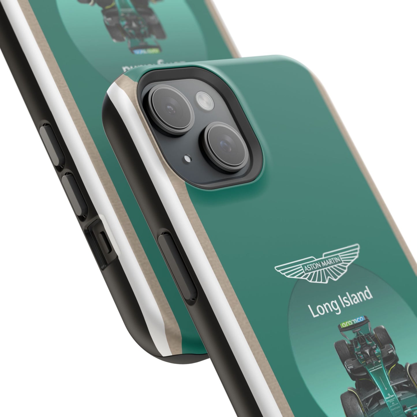 Aston Martin Long Island Formula 1 inspired Impact-Resistant Phone Case - Sleek & Stylish