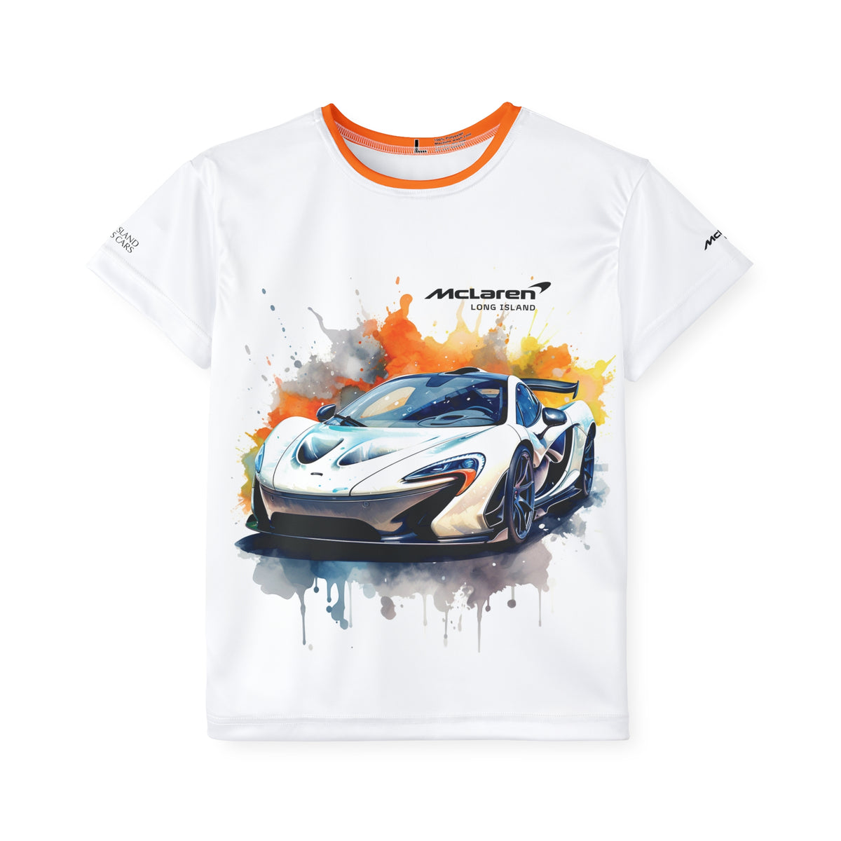 Kids Sports Jersey - McLaren P1 Design for Young Speed Enthusiasts